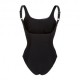 Arena Costume Intero Piscina Supportato Lili Squared Nero Donna