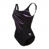 Arena Costume Intero Piscina Supportato Lili Squared Nero Donna