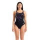Arena Costume Intero Piscina Supportato Lili Squared Nero Donna