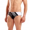 Arena Costume Intero Piscina Slip Stripleflow Nero Bianco Uomo