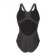 Arena Costume Intero Piscina Stripeflow Nero Bianco Donna