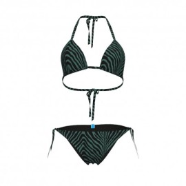 Arena Bikini Fantasia Zebra Verde Donna