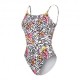 Arena Costume Intero Fantasia Graffiti Bianco Donna