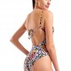 Arena Costume Intero Fantasia Graffiti Bianco Donna
