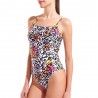 Arena Costume Intero Fantasia Graffiti Bianco Donna