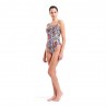 Arena Costume Intero Fantasia Graffiti Bianco Donna