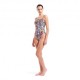 Arena Costume Intero Fantasia Graffiti Bianco Donna