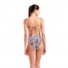 Arena Costume Intero Fantasia Graffiti Bianco Donna