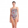 Arena Costume Intero Fantasia Graffiti Bianco Donna