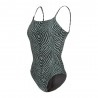 Arena Costume Intero Fantasia Zebra Verde Donna