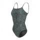 Arena Costume Intero Fantasia Zebra Verde Donna