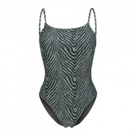 Arena Costume Intero Fantasia Zebra Verde Donna