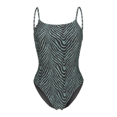 Arena Costume Intero Fantasia Zebra Verde Donna