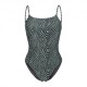 Arena Costume Intero Fantasia Zebra Verde Donna