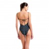 Arena Costume Intero Fantasia Zebra Verde Donna