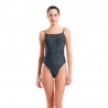 Arena Costume Intero Fantasia Zebra Verde Donna