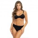 Caprese Bikini Ferretto Caramella Nero Donna