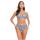 Caprese Bikni Triangolo Reversibile Azzurro Donna