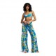 Billabong Pantalone Fiori Blu Donna