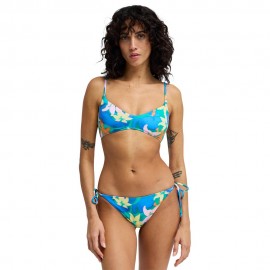 Billabong Costume Slip Con Lacci Blu Donna