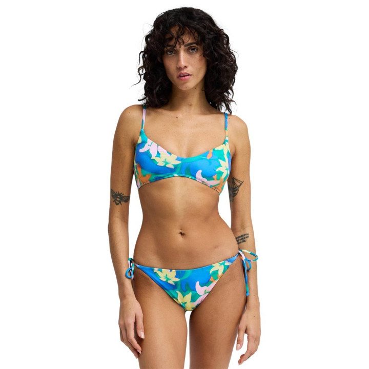 Billabong Costume Slip Con Lacci Blu Donna