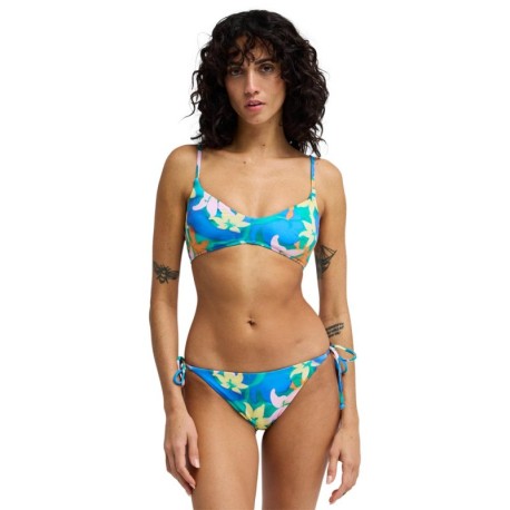 Billabong Costume Slip Con Lacci Blu Donna