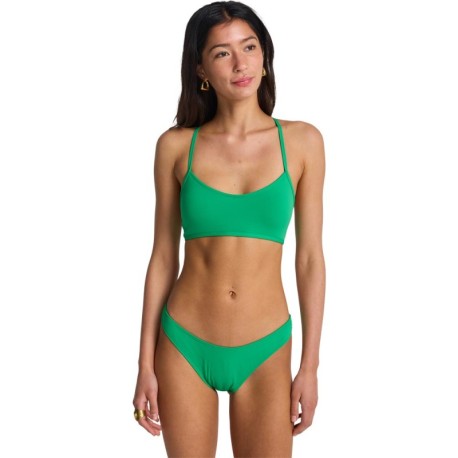 Billabong Costume Slip Sgambato Verde Donna