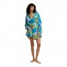 Billabong Camicia Fiori Blu Donna
