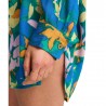 Billabong Camicia Fiori Blu Donna