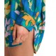 Billabong Camicia Fiori Blu Donna