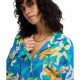 Billabong Camicia Fiori Blu Donna