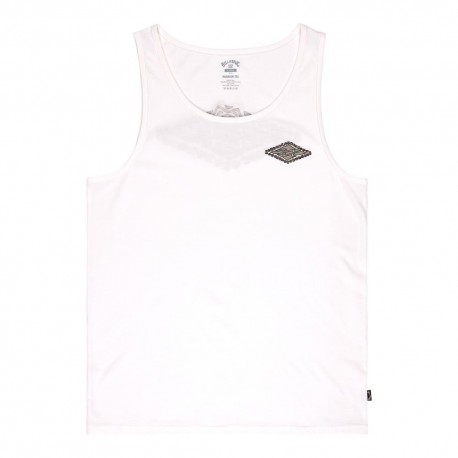 Billabong Canottiera Big Logo Bianco Uomo