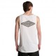 Billabong Canottiera Big Logo Bianco Uomo