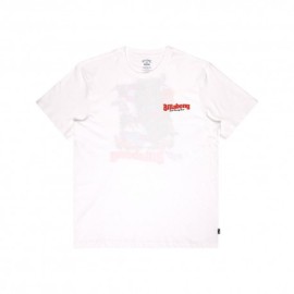 Billabong T-Shirt Fantasia Auto Bianco Uomo