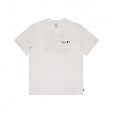 Billabong T-Shirt Fantasia Canguro Bianco Uomo