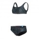 Arena Bikini Bralette Fantasia Zebra Verde Bambina