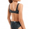 Arena Bikini Bralette Fantasia Zebra Verde Bambina