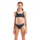 Arena Bikini Bralette Fantasia Zebra Verde Bambina
