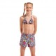 Arena Pantaloncini Mare Copricostume Bianco Bambina