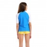 Arena T-Shirt Protezione Uv Bicolor Blu Bambino
