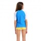 Arena T-Shirt Protezione Uv Bicolor Blu Bambino