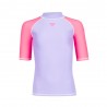 Arena T-Shirt Protezione Uv Bicolor Fuxia Bambina