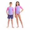 Arena T-Shirt Protezione Uv Bicolor Fuxia Bambina