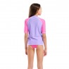 Arena T-Shirt Protezione Uv Bicolor Fuxia Bambina
