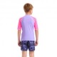 Arena T-Shirt Protezione Uv Bicolor Fuxia Bambina