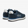 Sun 68 Tom Solid Nylon Navy Bianco - Sneakers Uomo