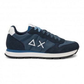Sun 68 Tom Solid Nylon Navy Bianco - Sneakers Uomo