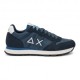 Sun 68 Tom Solid Nylon Navy Bianco - Sneakers Uomo