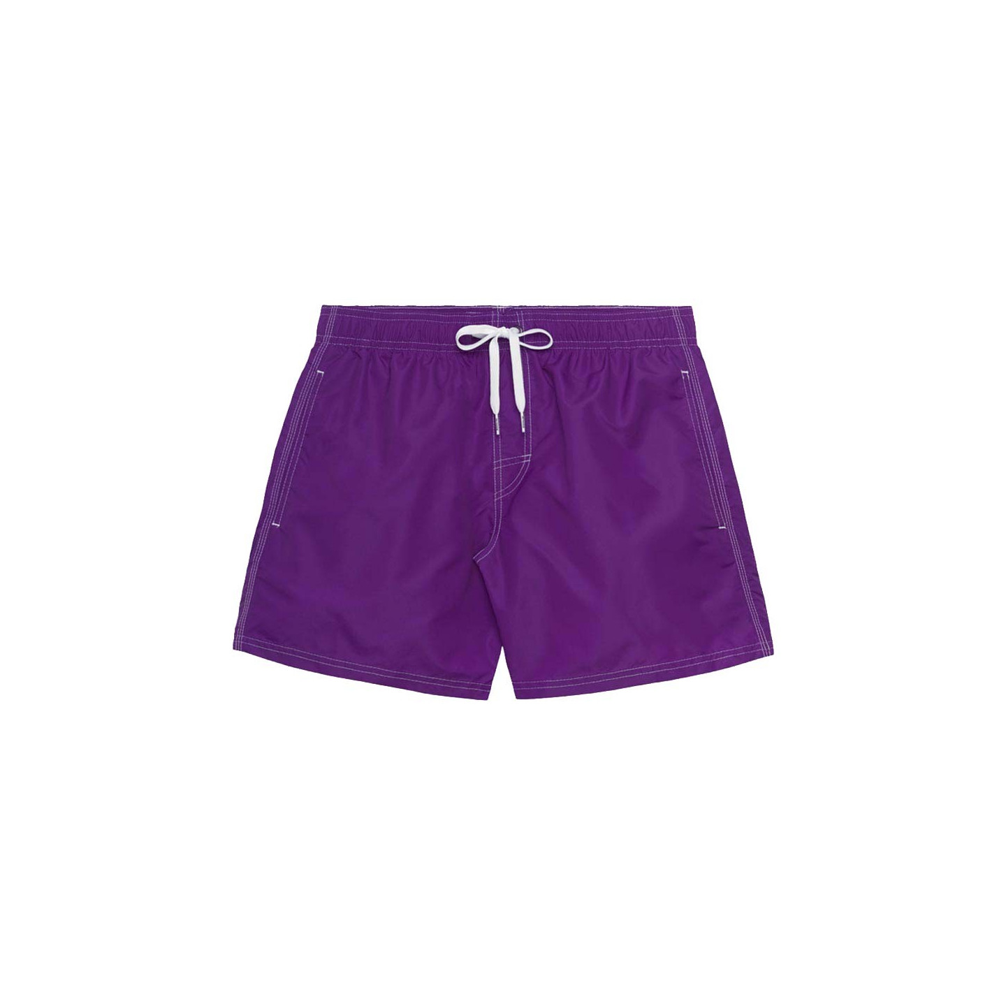 Sundek Uomo Viola Costume Da Bagno Corto Vita Elasticata Iconic Taffeta M - Immagine 2