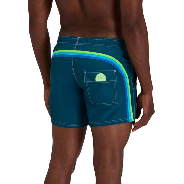 Sundek Costume Boxer Arcobaleno Tafta Verde Uomo